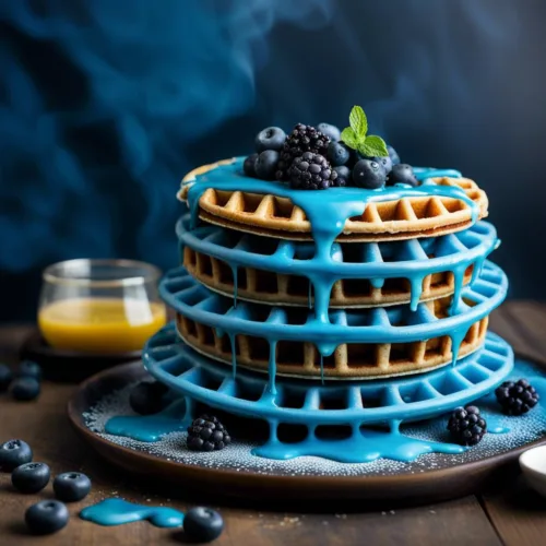 Deliciously Unconventional Unveiling Origins | Beyond the Ordinary: Indulging in the Allure of Blue Waffles Food