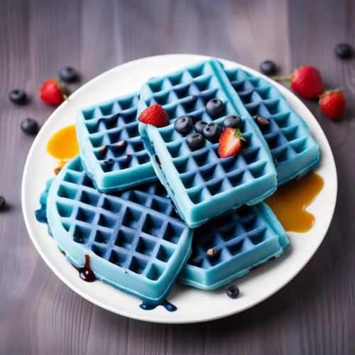 Waffles Tantalizing Recipes Unleashing | Beyond the Ordinary: Indulging in the Allure of Blue Waffles Food